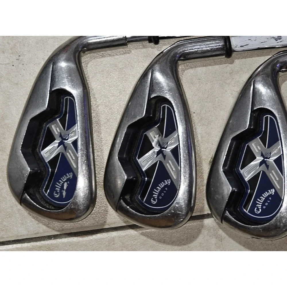 Callaway X18 Iron Set 4-pw With Uniflex With Good Grips 6 Clubs
